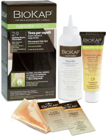Biokap Βαφή Μαλλιών No 6.08 Ξανθό Σκούρο Cappuccino 140ml