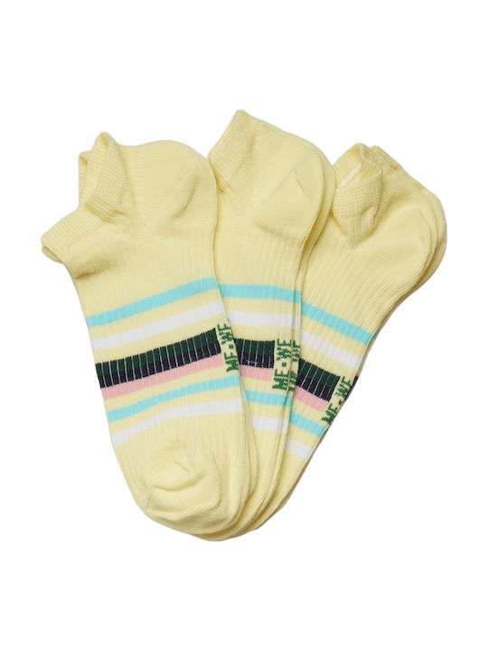 ME-WE Women's Socks Yellow 3Pack