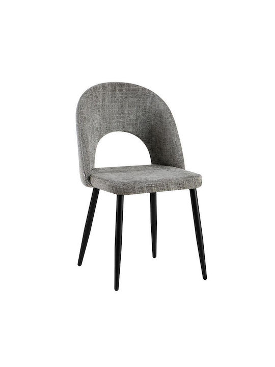 Fl2315 Dining Chair With Dark Gray Fabric Upholstery 57x49x84cm