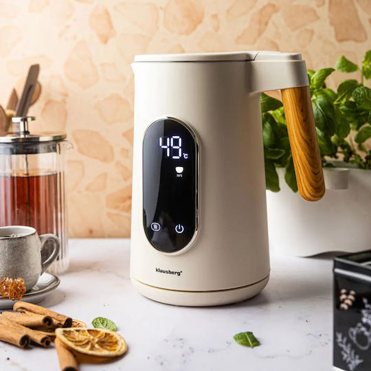Klausberg Βραστήρας 1.7lt 2200W Μπεζ