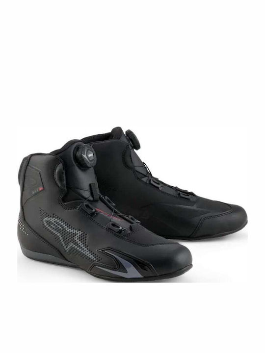 Alpinestars Celer Bocanci Moto Din Piele Pentru Bărbați Black/Gray