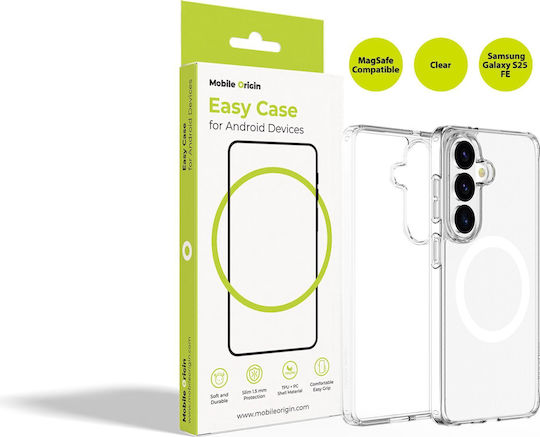 Mobile Origin Back Cover Πλαστικό / Σιλικόνης 1.5mm Διάφανο (Galaxy S25 FE)