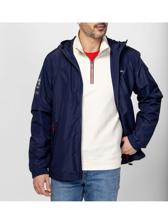 Wasserdichtes Herren Jacke Dunkelblau