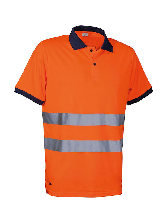 Polo Arbeitshemd mit reflektierenden Bändern Co...