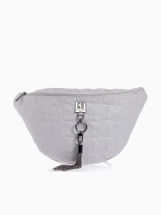 FRNC Damentasche Crossbody Krokodilmuster Grau