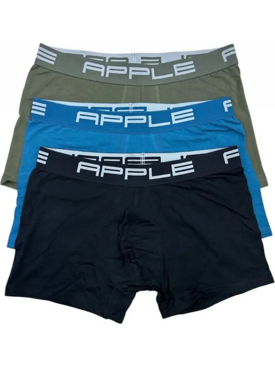 Apple Boxer Men's Boxers Black 3Pack