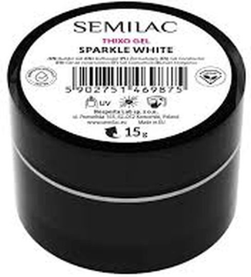 Semilac Builder Gel Νυχιών Λευκό 15gr