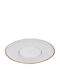Home&Styling Collection Πιάτο Ρηχό Χρυσό με Διάμετρο 32cm