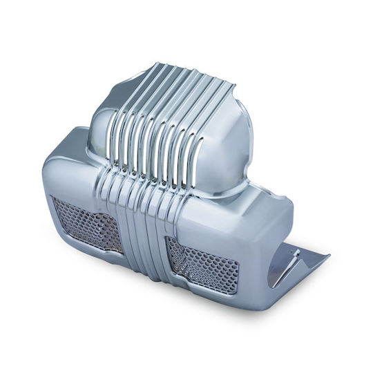 Kuryakyn Water Pump Voltage Regulator Cover Chrome Motorcycle Harley-Davidson Touring Flt 14-16 Water-Cooled Excl Cvo