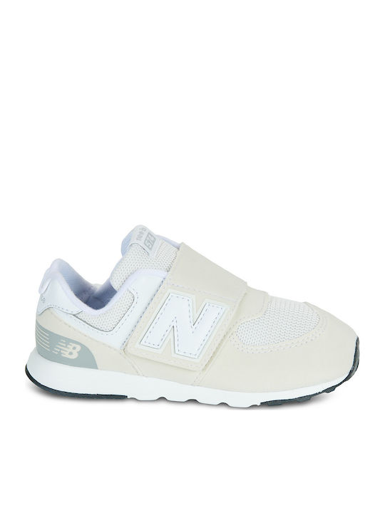 New Balance Παιδικά Sneakers με Σκρατς Μπεζ