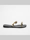 Women's Flat Sandals Gold