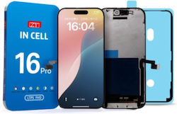 Zy Οθόνη Lcd Μηχανισμό Αφής Iphone 16 Pro Fhd1080p Μαύρο