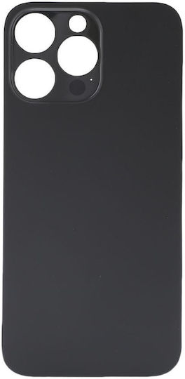 Apple iPhone 14 Pro Rückglas Ohne Nfc Space Schwarz Kompatibel Vergrößerte Kamera