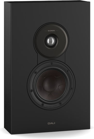 Dali Sonik On-Wall Pair of Hi-Fi Wall Speakers 100W 2-Way Black Ash