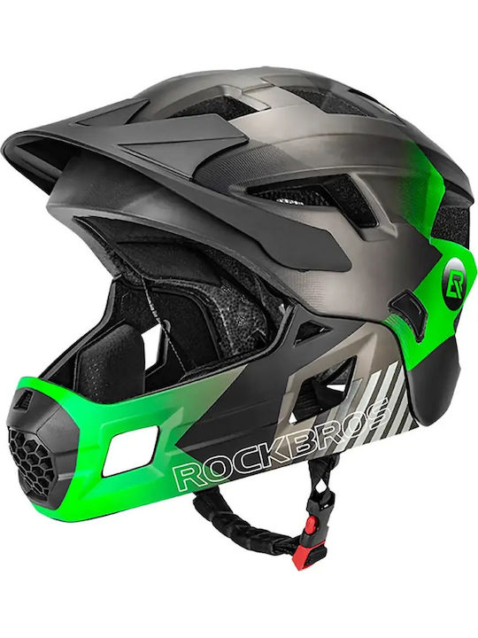 Rockbros Kids Bike Helmet for City Use Green