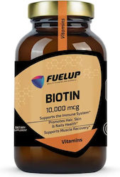Fuel Up Biotin 10.000mcg Βιταμίνη 60 φυτικές κάψουλες 1τμχ 1τμχ