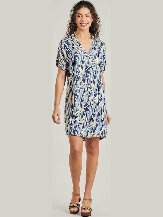 Les P'tites Bombes Rochie All Day Albastră