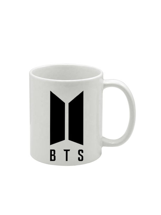 Λευκή Κούπα Kpop Bts