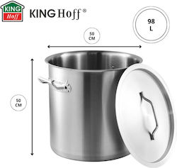 KING Hoff Професионална Тенджера Капацитет 98л С Диаметър 50см