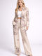 Cuca Women's Crepe Blazer Beige