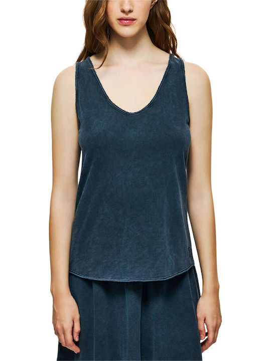 Bluza Damă Vintage Albastră