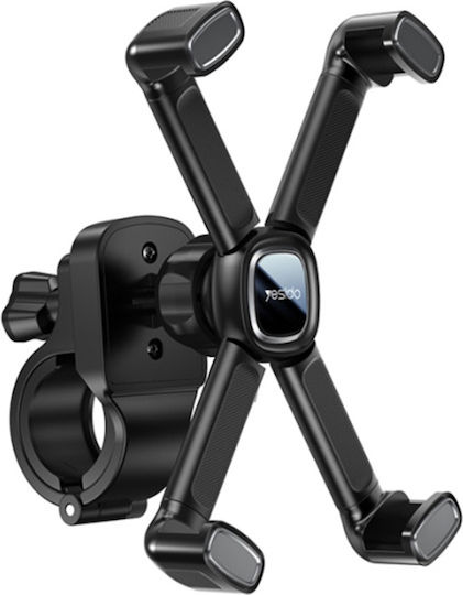 Bicycle Phone Holder 360 Rotation X-grip Mount 2.8cm Handlebar Yesido Black