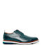 Herren Freizeitschuhe Leder Blau