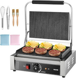 Vevor Commercial Sandwich Maker with Smooth Surfaces with Ribbed Surfaces 2200W Vevor Commercial Sandwich Maker with Smooth Surfaces with Ribbed Surfaces 2200W