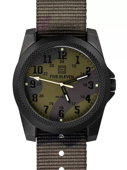5.11 Tactical Мъжки Часовник На Батерия с Черна Текстилна Каишка