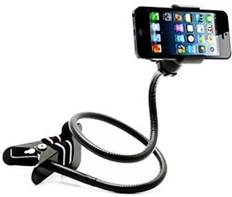 Cell Phone Stand with Extension Arm in Orange Colour