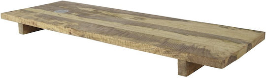 Kaemingk Wooden Brown Serving Platter 28cm