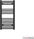 Thermo Alto Handtuchhalter Badezimmer 400x800 Schwarze