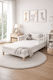 Weißes Schaum Baby-Matratze Mit Schutzbezug (70x130cm)