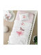 Borea Set Baby Sheets Crib Cotton Balletto White 120x160cm