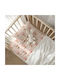 Borea Set Baby Sheets Crib Cotton Cutpieces Pink 120x160cm