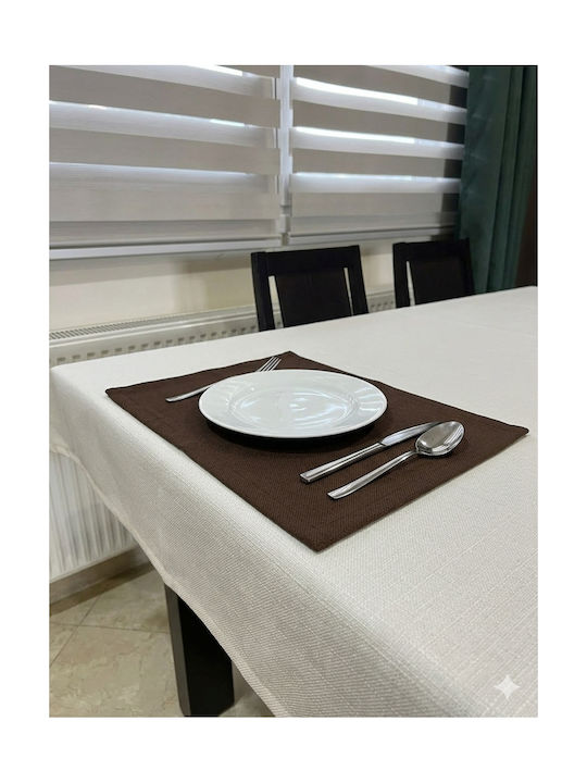 Bella Line Tischsets Stoff Braune 45x32cm