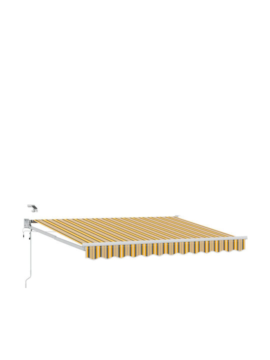 vidaXL Terrasse Zelt mit LEDs Gelbe 3.5x2.5m