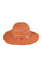 Brims and Trims Women's Wicker Hat Orange