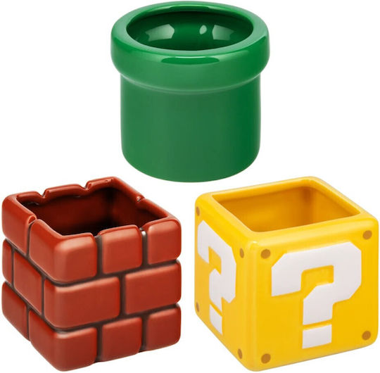 Super Mario Set 3 Shaped Snack Bowls