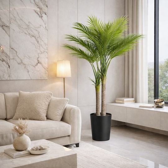 Künstliche Palme Topfpflanze 130cm 80707