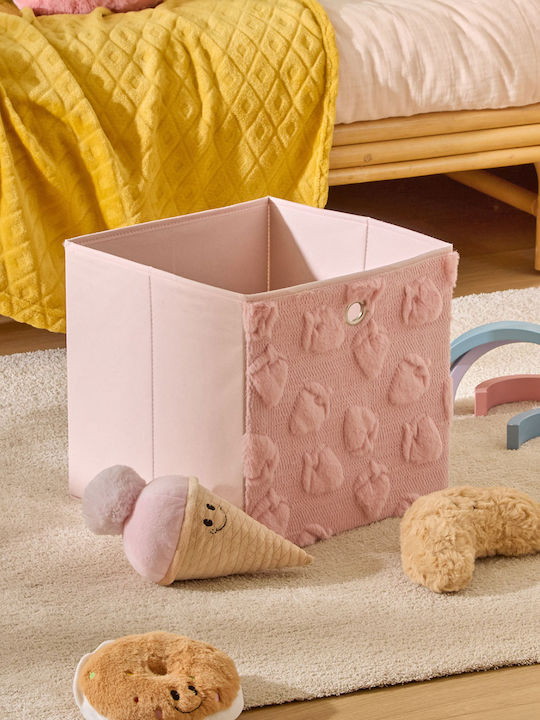 Children's Fabric Storage Box A-s Fraiz Pink 30x30x30cm