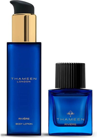 Thameen London Set Riviere Extrait De Parfum Unisex 50 Ml + Riviere Loțiune De Corp 100 Ml
