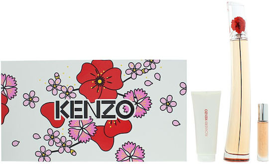 Kenzo Set Flower L'absolue Eau De Parfum Women 100 Ml + Flower L'absolue Eau De Parfum Women 10 Ml + Flower L'absolue Hydrating Body Lotion 75 Ml