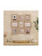Isis Wall Photo Frame Plastic with Beige Frame