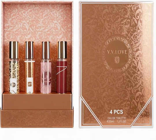 Mini Perfume Set Women V.v.love 4 X 35 Ml