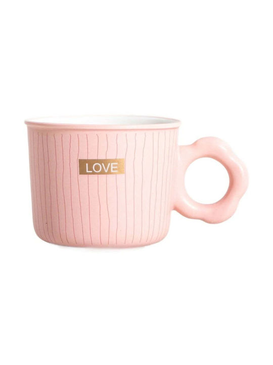 Homla Todil Ceramic Pink Mug 300ml