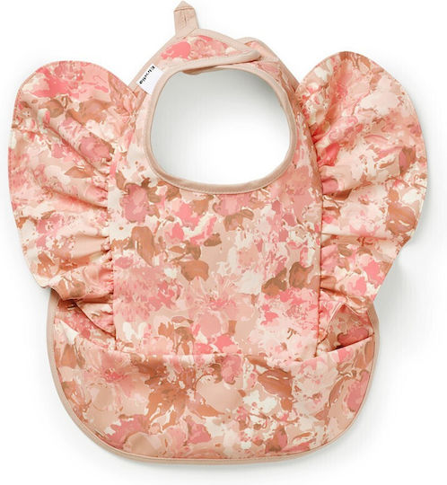 Elodie Details Baby Lätzchen Stoff mit Bügelverschluss und Tasche Rosa - Lila für 3 m+