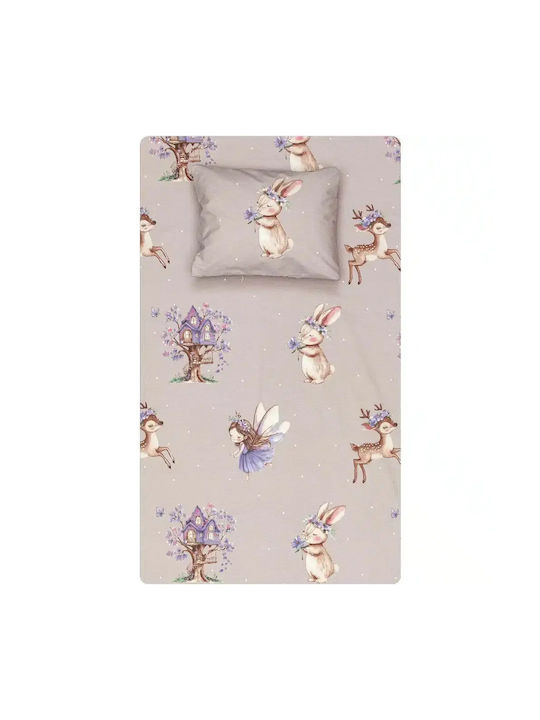 Borea Single Cotton Sheet Set Magic Lilac 160x240cm 2pcs
