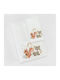 Borea Set Babyhandtücher 2 Stück Woodland Weiß 30x50cm