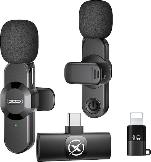 XO 249-0305 Wireless Lavalier Microphone Set for Mobile